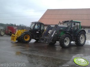 Valtra N91 i JCB 531-70