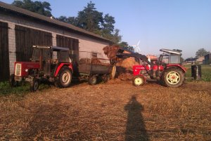 2x Ursus C-360 + rozrzutnik