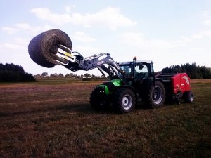 Deutz Fahr Agrofarm 410+Stoll FZ10 & Metal Fach Z562R