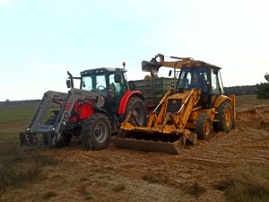 Massey Ferguson 5435 i JCB