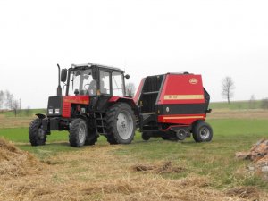 Belarus 820 & Vicon RV 157