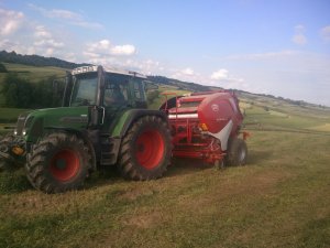 Fendt 412 Vario + Lely Welger RP 445