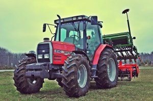 Massey ferguson 6140 + Amazone AD 302