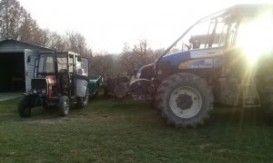 Massey ferguson 255 + Valtra t193 + New holland tm190