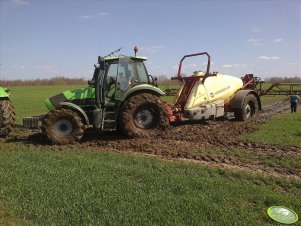 Deutz Fahr Agrotron 130 i Hardi Commander 4400