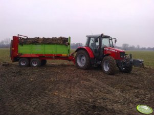 Massey Ferguson 5445 & Unia Tytan 8 plus