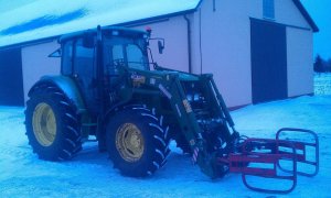 John Deere 6420 + TUR 6 Biedaszki