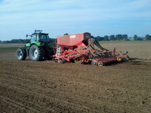 Deutz Fahr Agrotron M650 i  Vaderstad Spirit 400