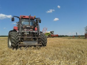 Case 5120 & Claas 98 sl