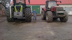 Claas Xerion + Case ih Magnum