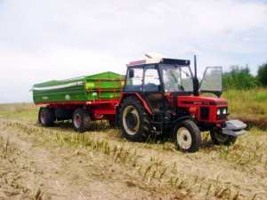 Zetor 7711 + przyczepa