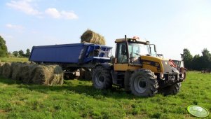 JCB Fastrac 3155 + Przyczepa 3-osiowa