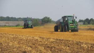 John Deere 6230 + Joskin 7000 & John Deere 6420 SE