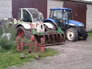 Claas targo k60 i New Holland td5020