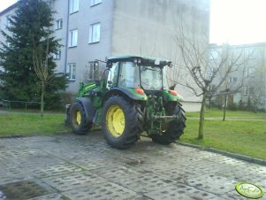 John Deere 5080R + 583