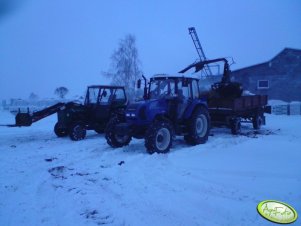 Farmtrac 690 DT + przyczepa