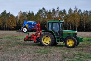 John Deere 6200 + AgroMasz AS 2,7 + Poznaniak