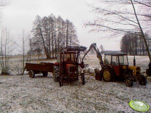 MF 255 + rozrzutnik i C-330 + troll