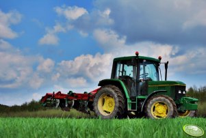 John Deere 6200 + AgroMasz AP 2,6