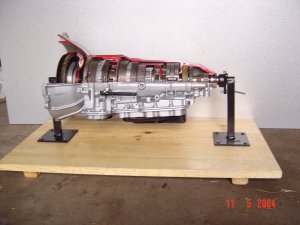 Przekrój automatycznej skrzyni biegów