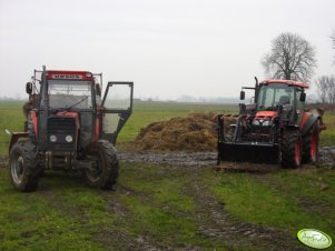 Kubota M8540 + Quicke Q35 &  Ursus 4514