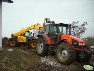 Same Silver 130 + T-088 i JCB 536-60 agri