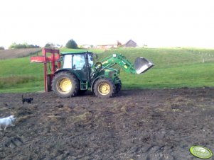 John Deere + JD 533 + Wycinak