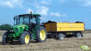 John Deere 5080M + Wielton 6 t