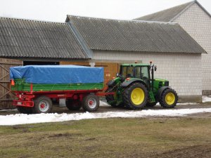 John Deere 6630 + Warfama T-670