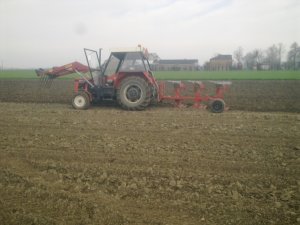 Zetor 7211 lpg + pług obrotowy krone halla