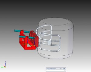 Projekt 3D chwytaka do bel