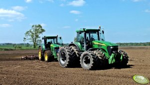 John Deere 7820 + 8320