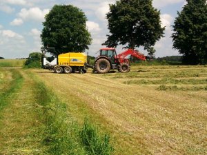 Zetor Forterra 12441 + praso owijarka new holand