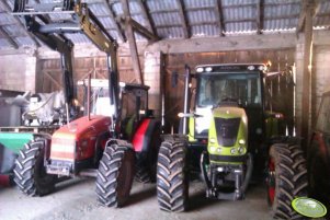 Same Explorer 95 Classic i Claas Arion 620 cis