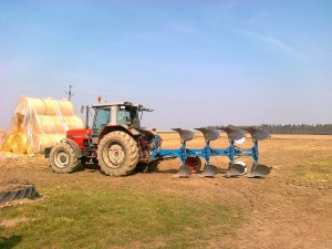 MF 3655 i Lemken VariOpal 8 X