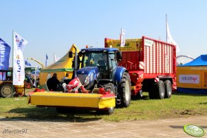 New Holland T7.270 + Pottinger Jumbo 7210 combiline + Pottinger Novacut 301