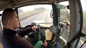 Fendt 718 Vario TMS w transporcie