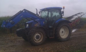 New Holland t6020+Vogel&noot