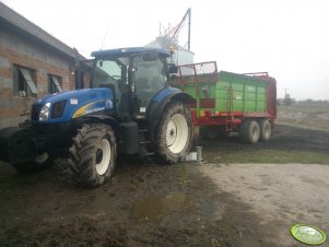 New Holland T6030 Plus & Unia Tytan 11