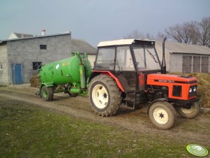 Zetor 7211 + beczkowóz