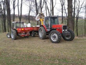 MF 3080 + Autosan d-732 i MF 255 + Kverneland