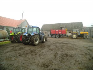 New Holland TD5050 + Claas Axos 330 CX + Ursus 1224