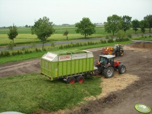 Same Silver 130 + Claas Quantum 4700P i JCB 536-60 AGRI