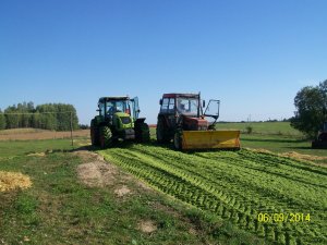 Zetor 6340 + pług & Claas Axos 330 CX