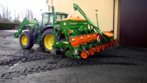 John deere 6920 i Amazone ED-602