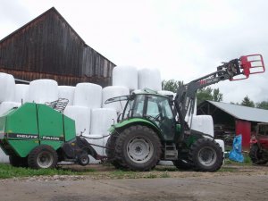 Deutz Fahr RB 3.20 OC + Deutz Fahr Agrotron 85