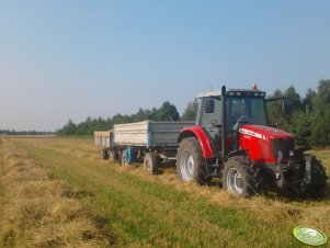 Massey Ferguson 5455 & Przyczepy