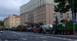 Protest podlaskich rolników w Białymstoku