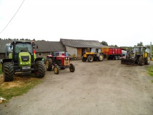 Ursus C-360 + Ursus 1224 + Ursus 1004 + Claas Axos 330 CX