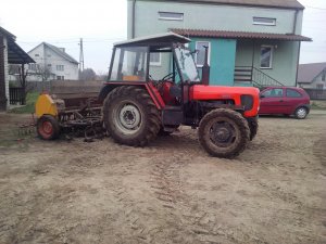 Zetor 6748 + siewnik